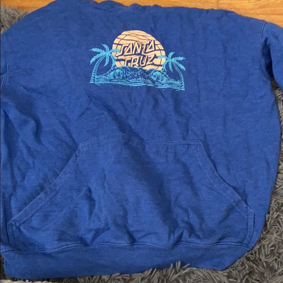 Purple Santa Cruz hoodie